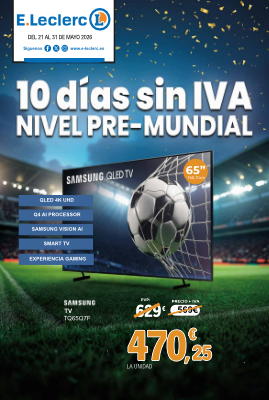 Folleto 10 días sin IVA nivel pre-mundial