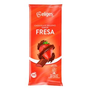Chocolate relleno sabor fresa