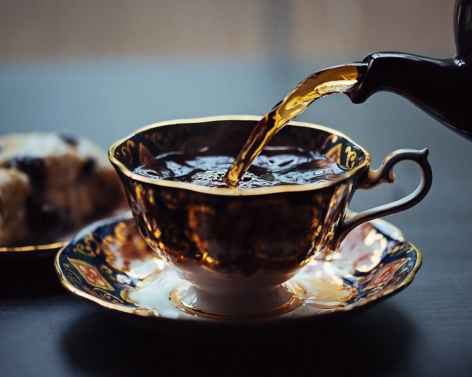 Calor justo en el té