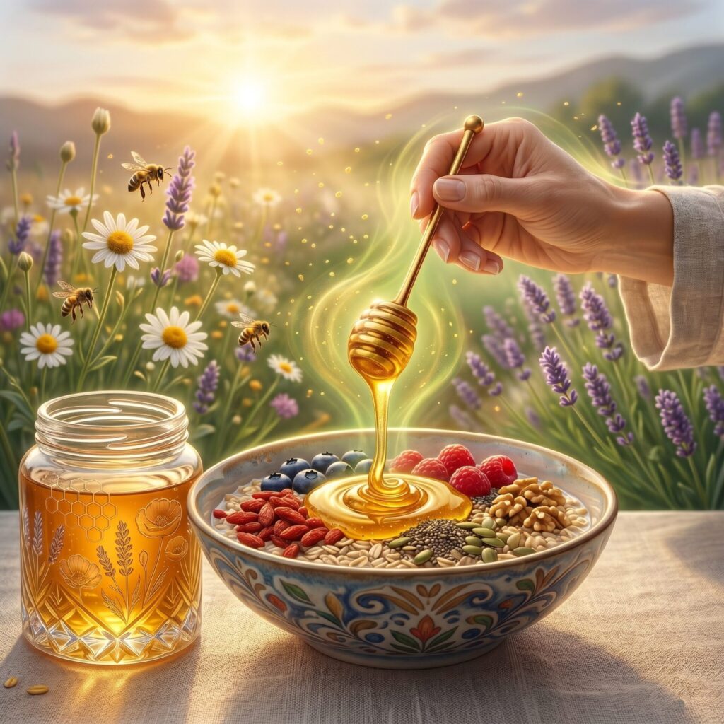 Abejas y miel